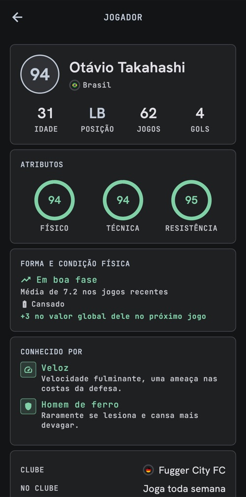 Seus jogadores